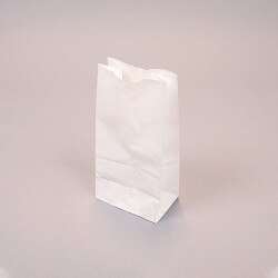 4 lb. White Kraft Paper Bakery Bags